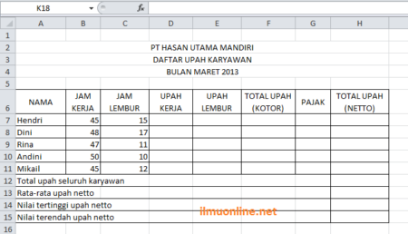 Detail Contoh Gambar Microsoft Excel Nomer 15