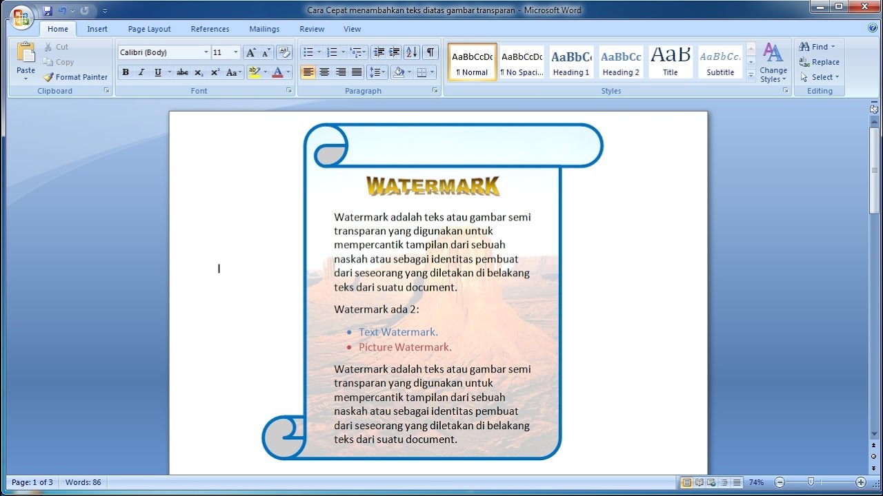 Detail Contoh Gambar Microsoft Word Nomer 14