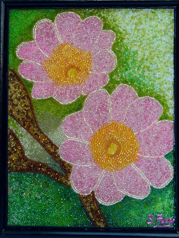 Detail Contoh Gambar Mozaik Bunga Dari Kertas Nomer 55