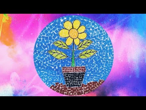 Detail Contoh Gambar Mozaik Bunga Matahari Nomer 9