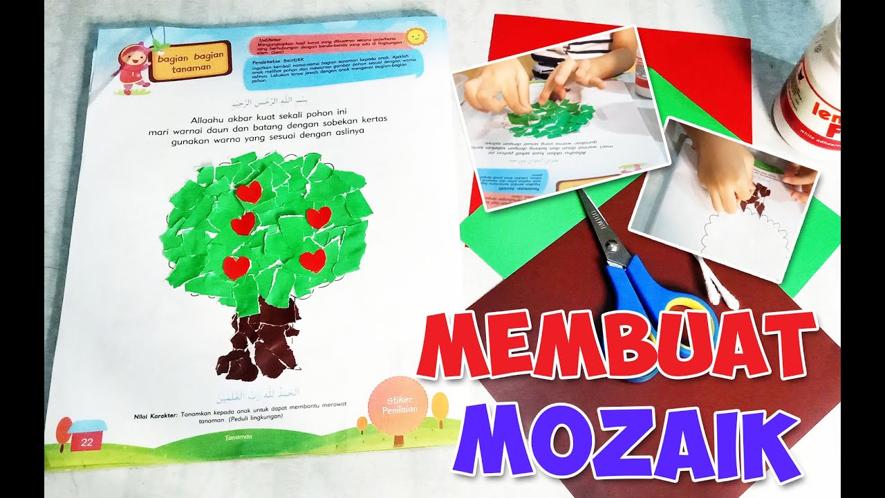 Detail Contoh Gambar Mozaik Dari Kertas Origami Nomer 27