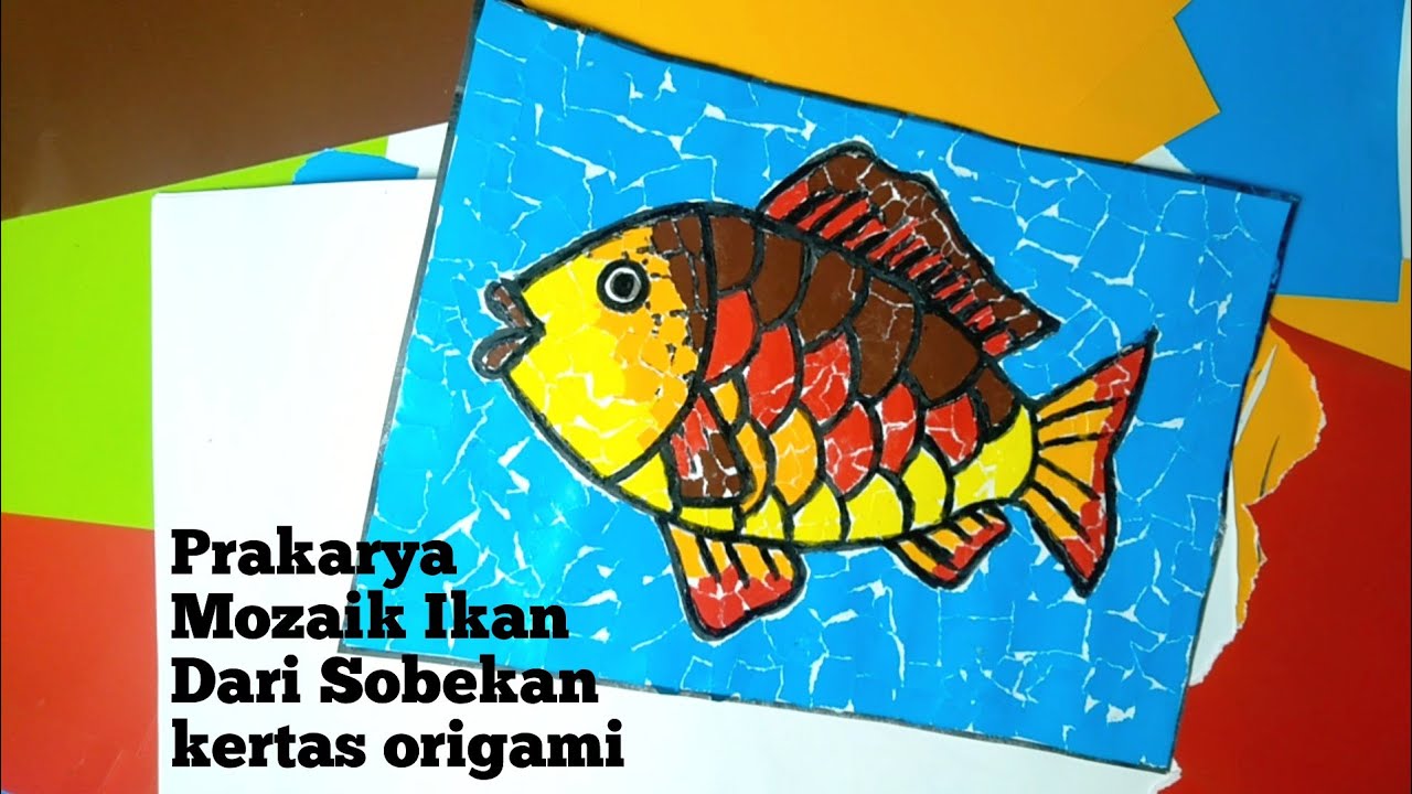 Detail Contoh Gambar Mozaik Dari Kertas Origami Nomer 6