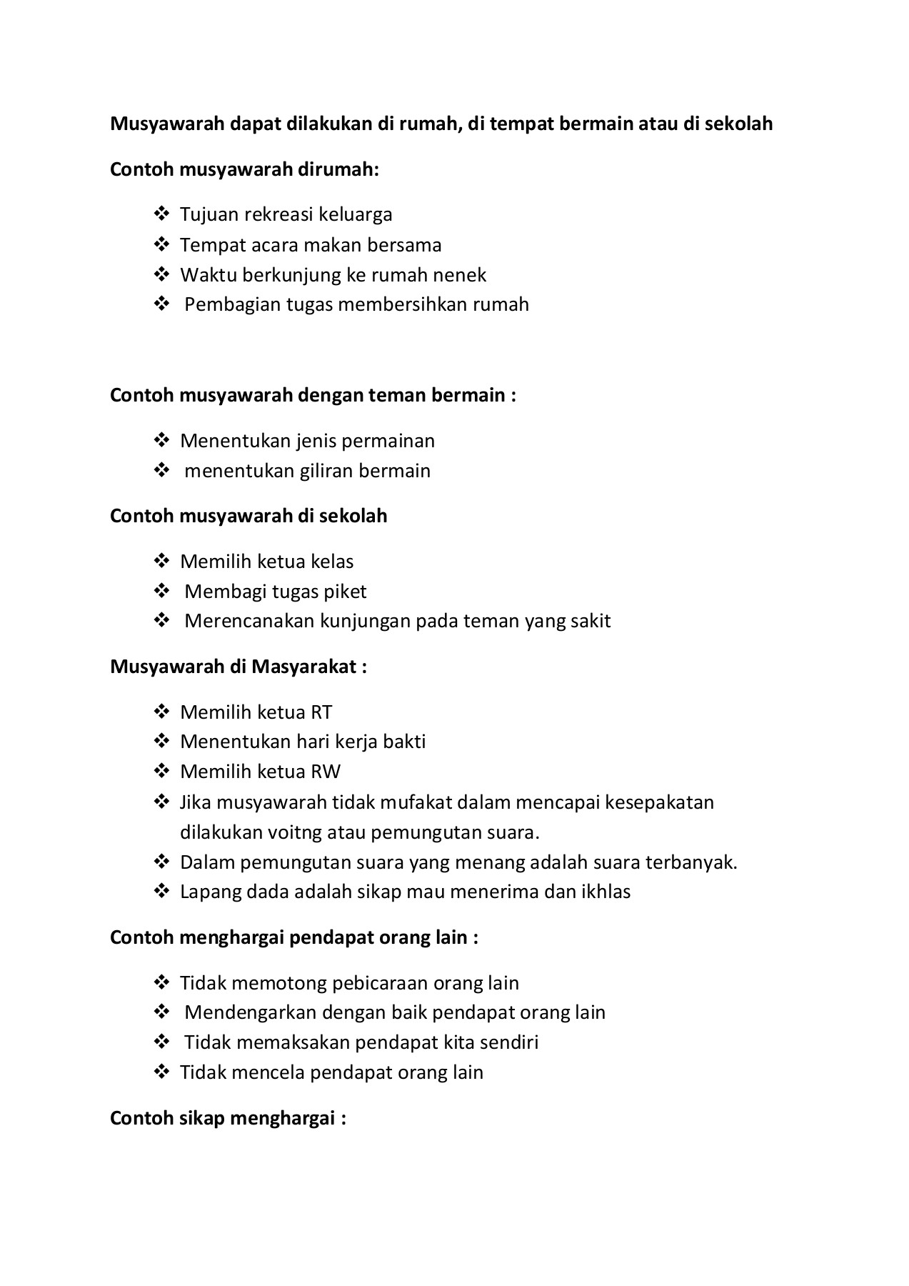 Detail Contoh Gambar Musyawarah Nomer 49