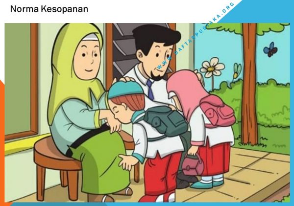 Contoh Gambar Norma Kesopanan - KibrisPDR