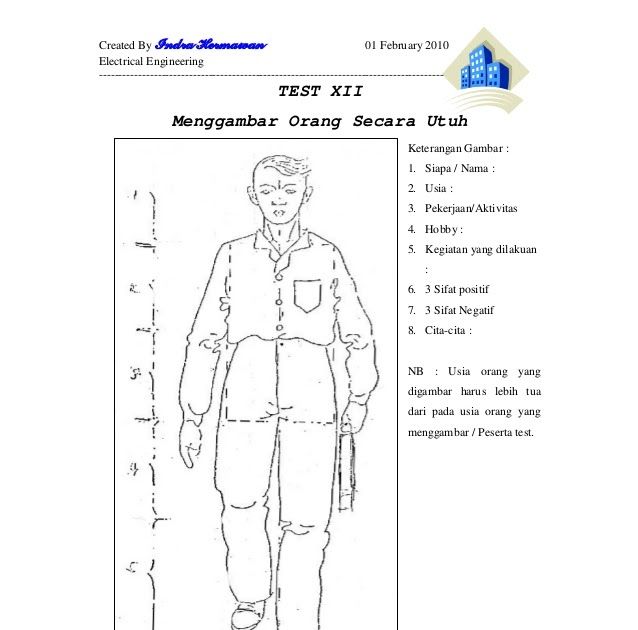 Detail Contoh Gambar Orang Di Psikotes Nomer 25