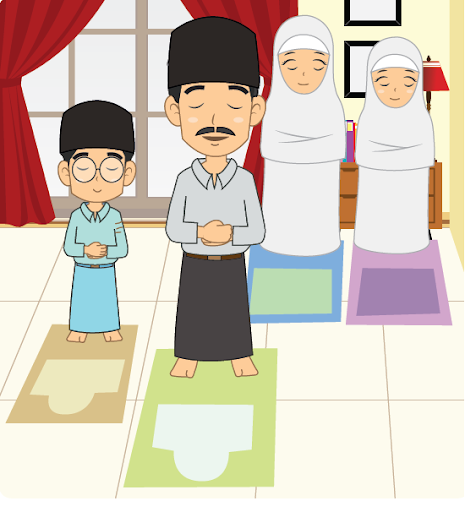 Detail Contoh Gambar Orang Sholat Nomer 9