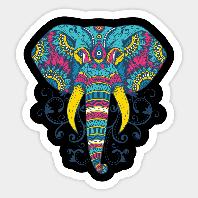 Detail Mandala Elefant Nomer 3