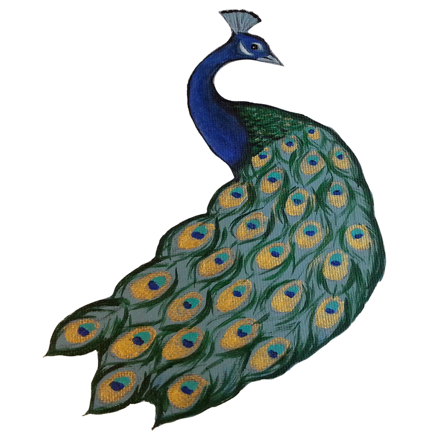 Detail Pfau Gemalt Nomer 2