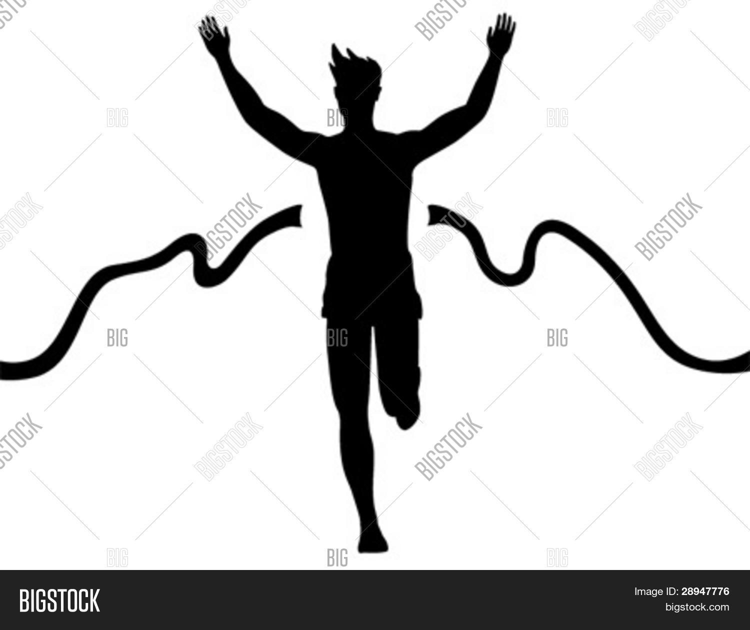 Detail Running Across Finish Line Nomer 4