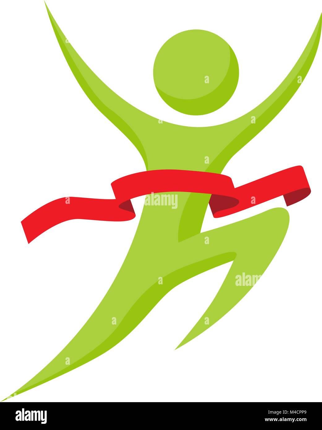 Detail Running Across Finish Line Nomer 6