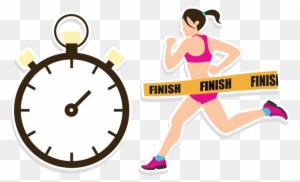 Detail Running Across Finish Line Nomer 7
