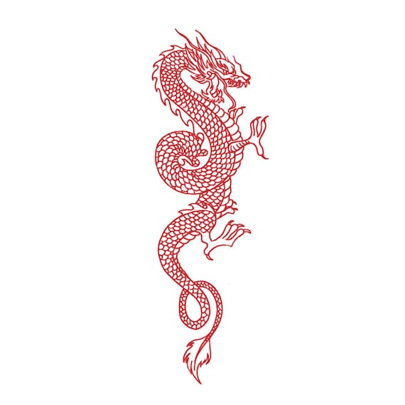Detail Tattoo Chinesischer Drache Nomer 18