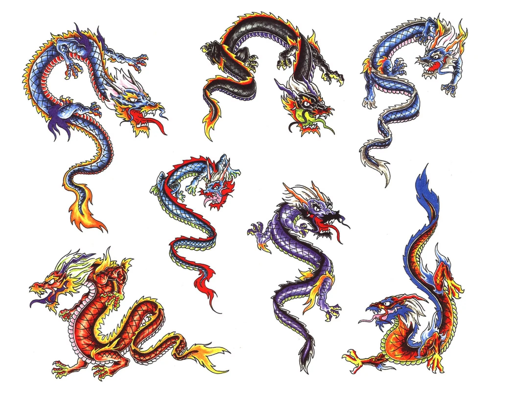 Detail Tattoo Chinesischer Drache Nomer 25