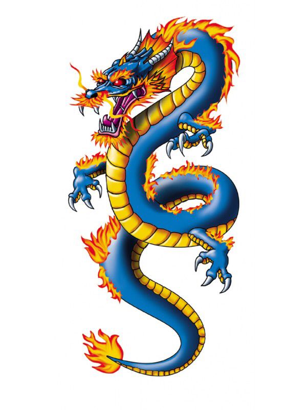 Detail Tattoo Chinesischer Drache Nomer 6