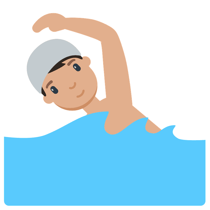 Detail Clipart Schwimmen Kinder Nomer 18