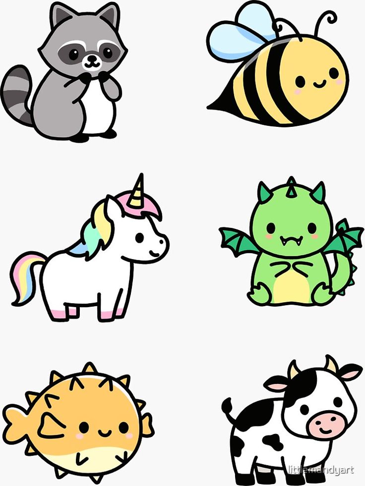 Detail Cute Little Animal Doodles Nomer 2