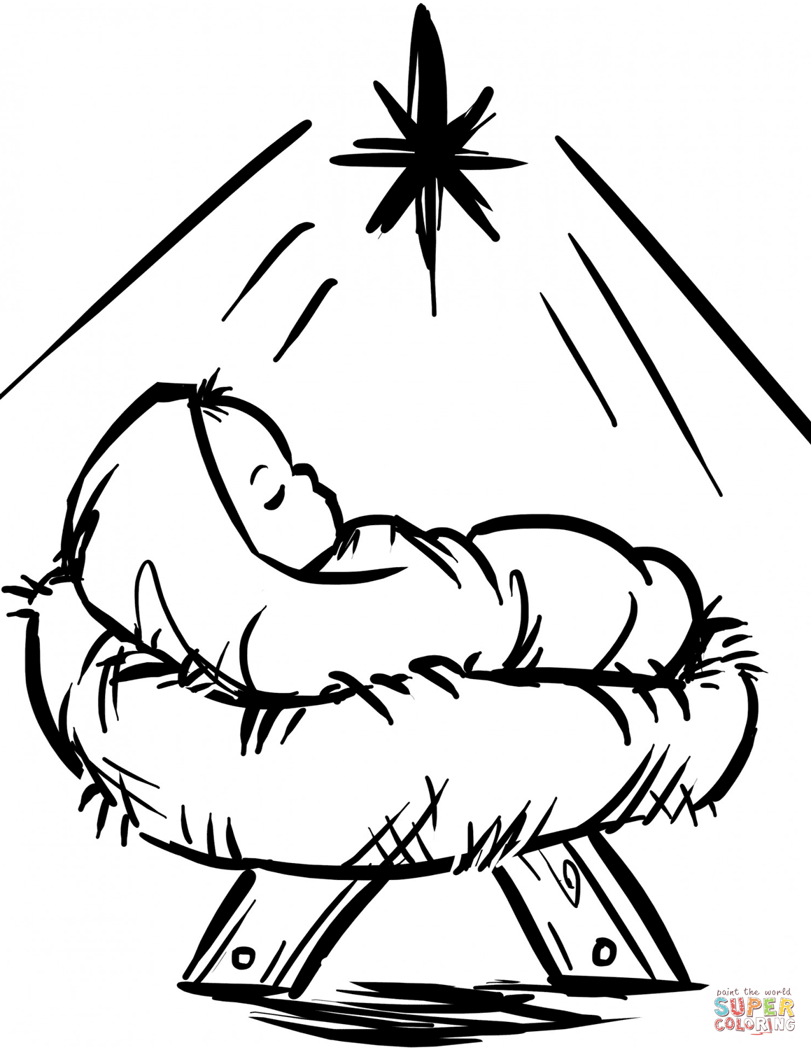 Detail Weihnachtskrippe Zeichnen Nomer 9