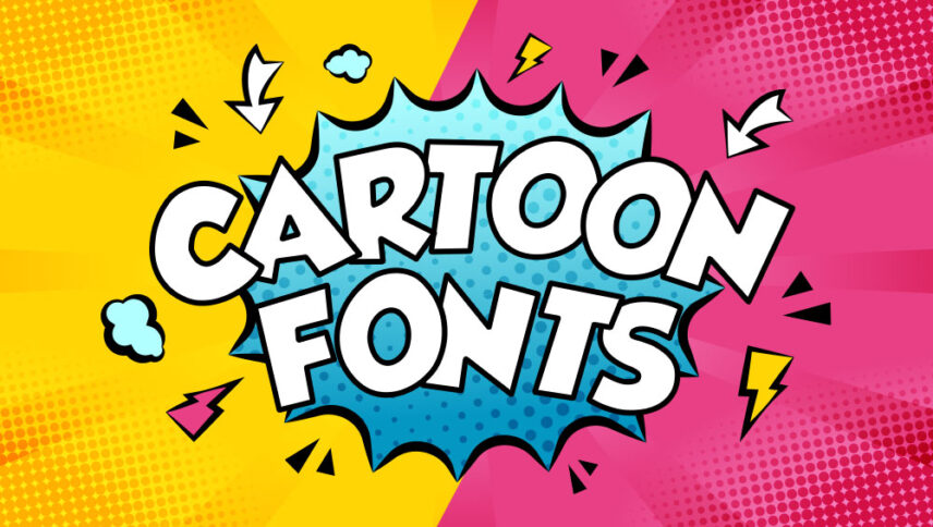 Detail Cartoon Schrift Nomer 9