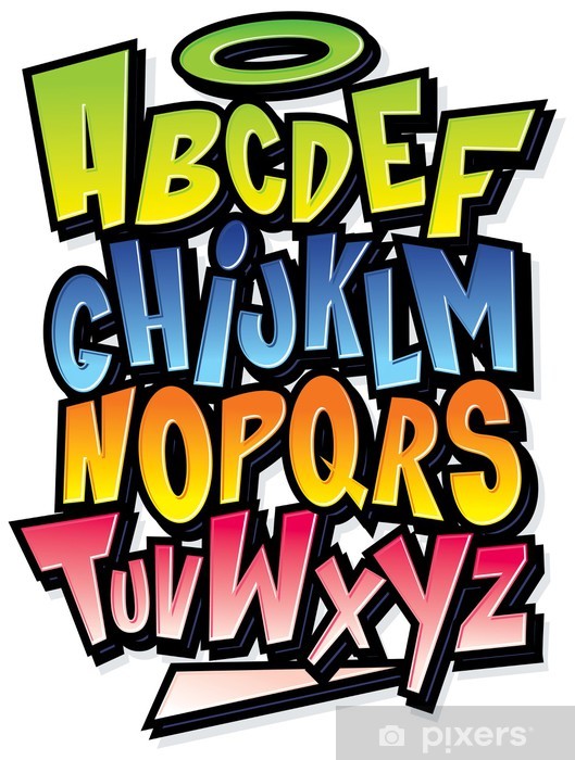 Detail Cartoon Schrift Nomer 15