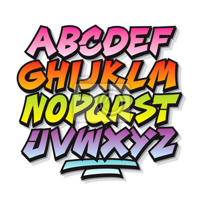 Detail Cartoon Schrift Nomer 2