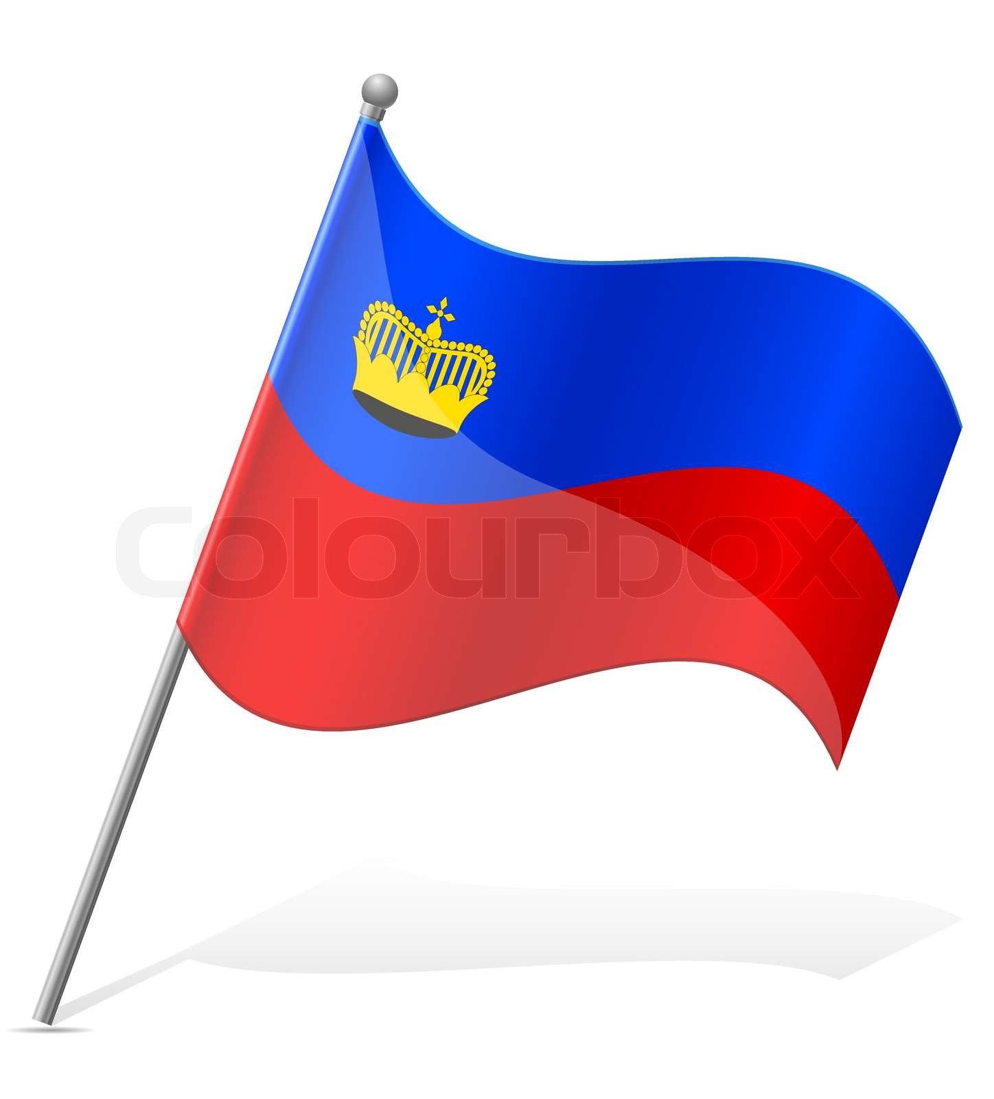Detail Flagge Liechtenstein Nomer 4