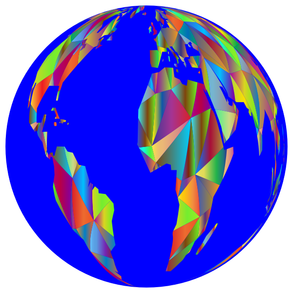 Detail Low Poly Earth Nomer 10
