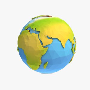 Detail Low Poly Earth Nomer 13