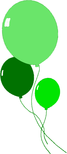 Detail Balloons Green Png Nomer 8