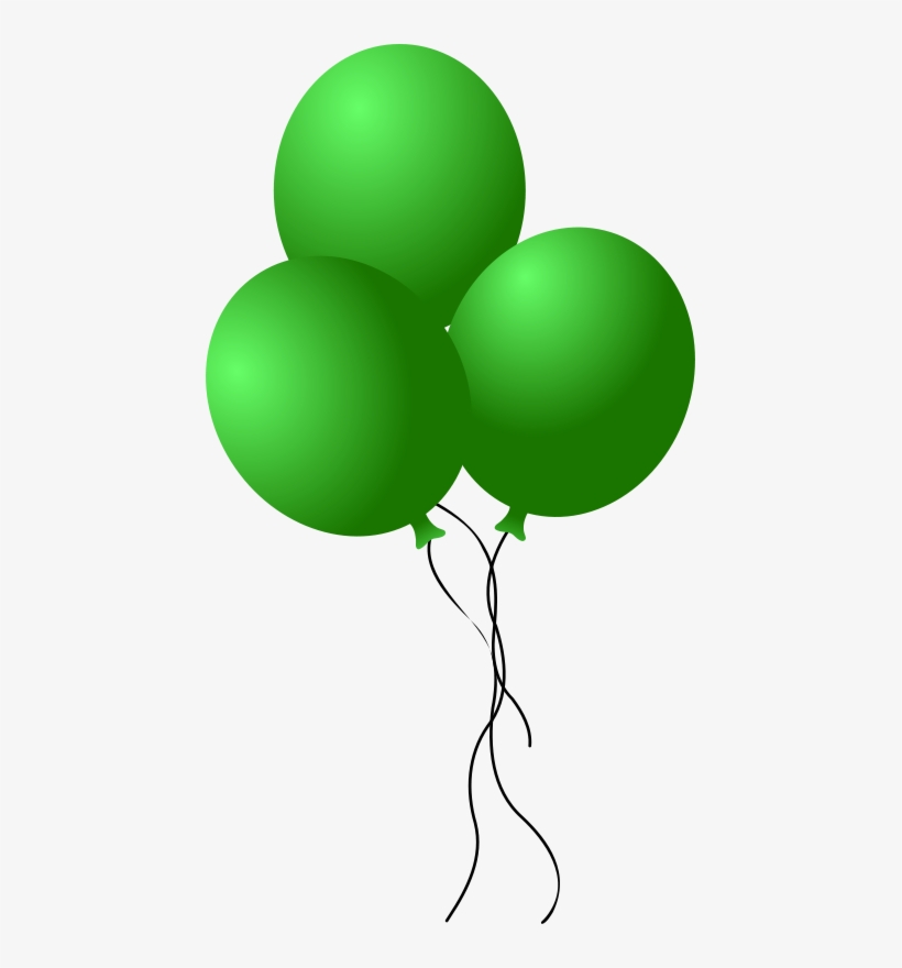 Detail Balloons Green Png Nomer 9