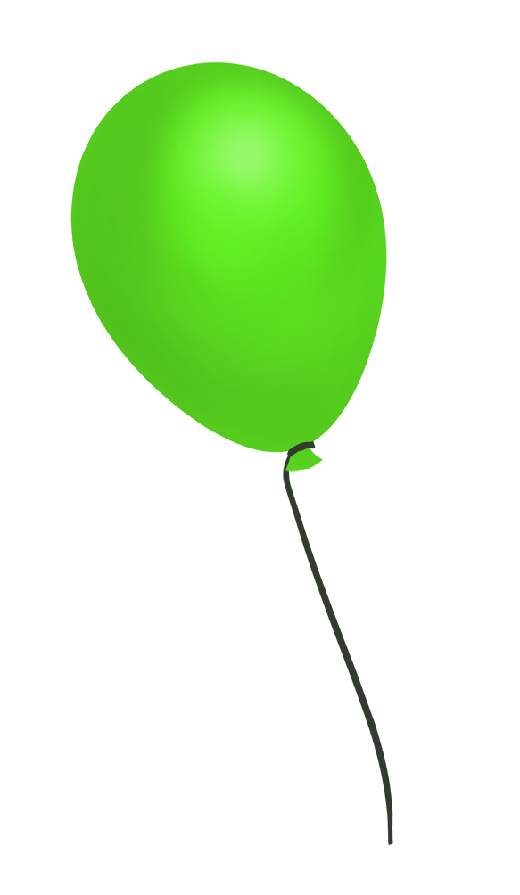 Detail Balloons Green Png Nomer 2