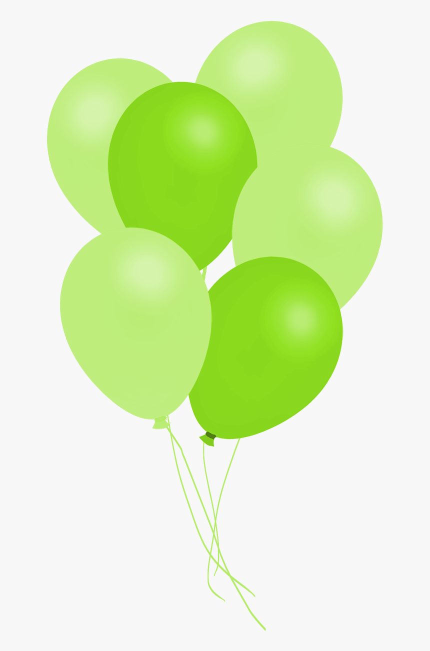 Detail Balloons Green Png Nomer 3