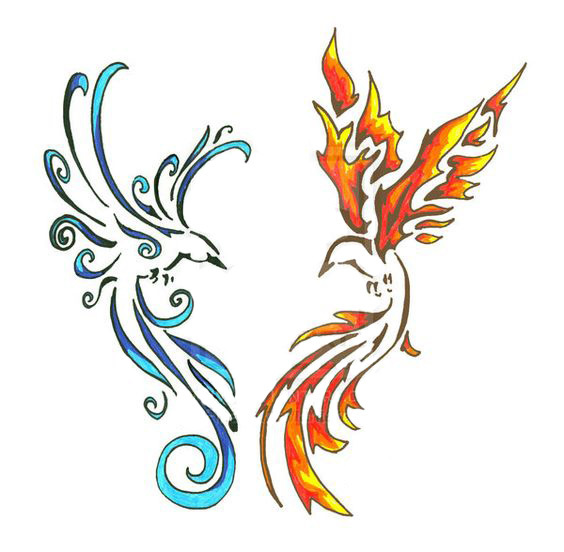 Detail Tattoo Feuervogel Nomer 6