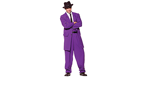 Detail Purple Zoot Suit Costume Nomer 2