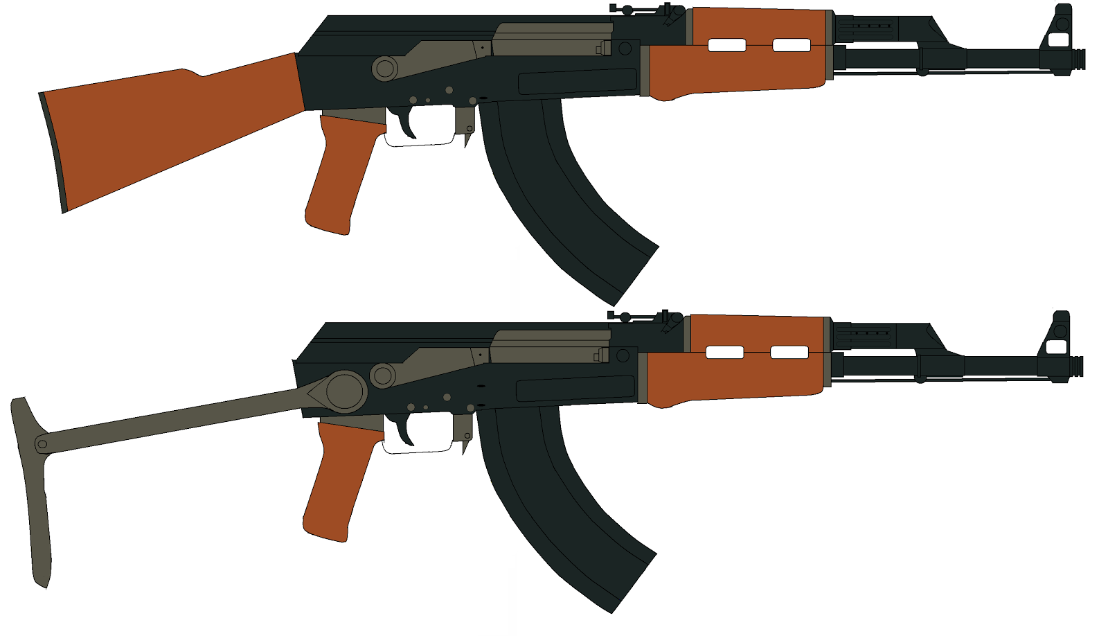 Detail Ak 47 Skizze Nomer 5