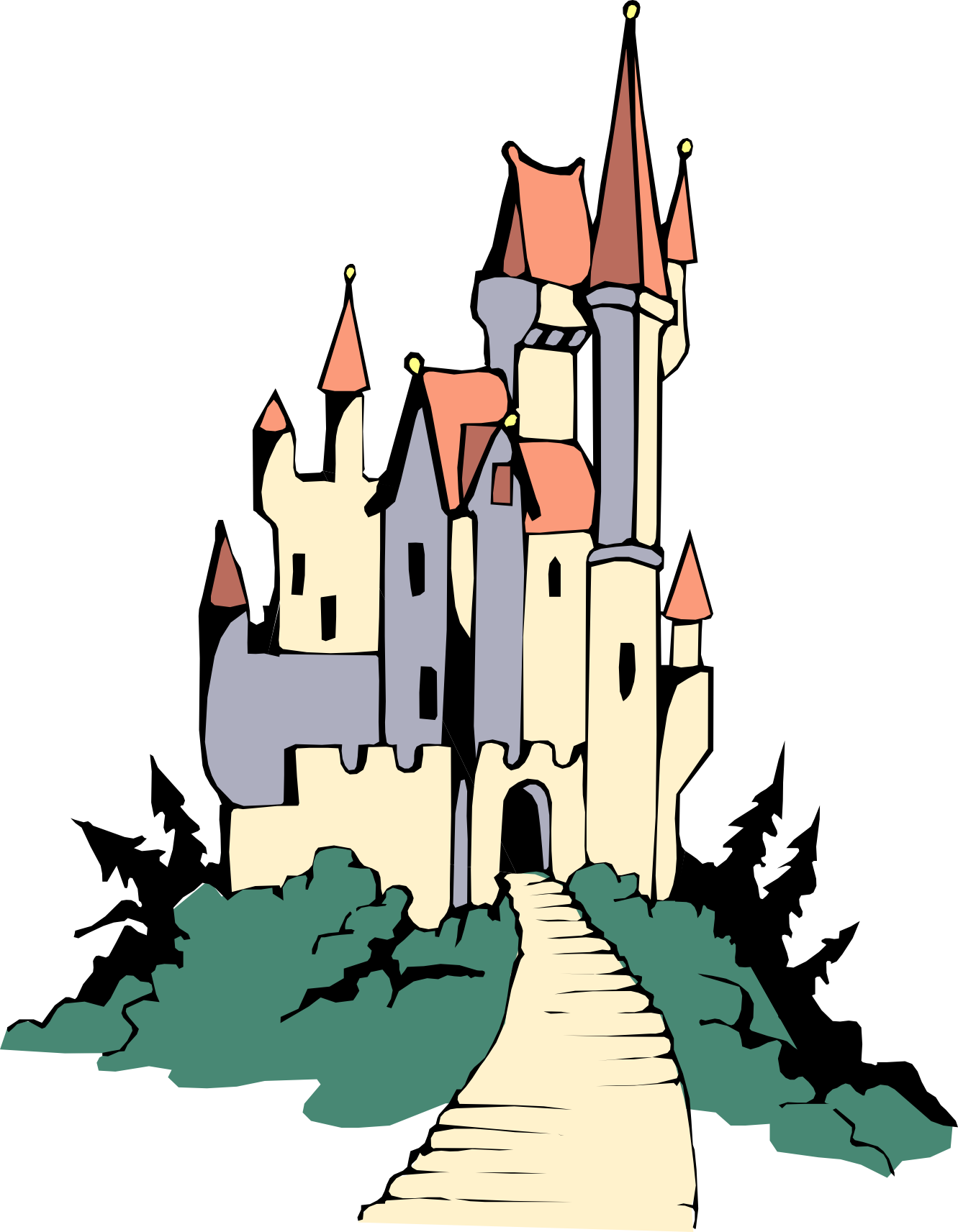 Detail Clipart Schloss Nomer 2