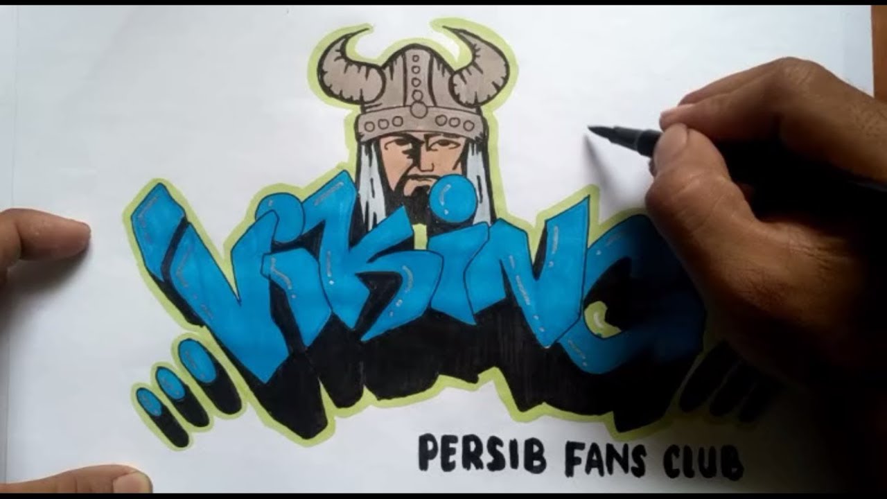 Detail Gambar Grafiti Persib Nomer 18