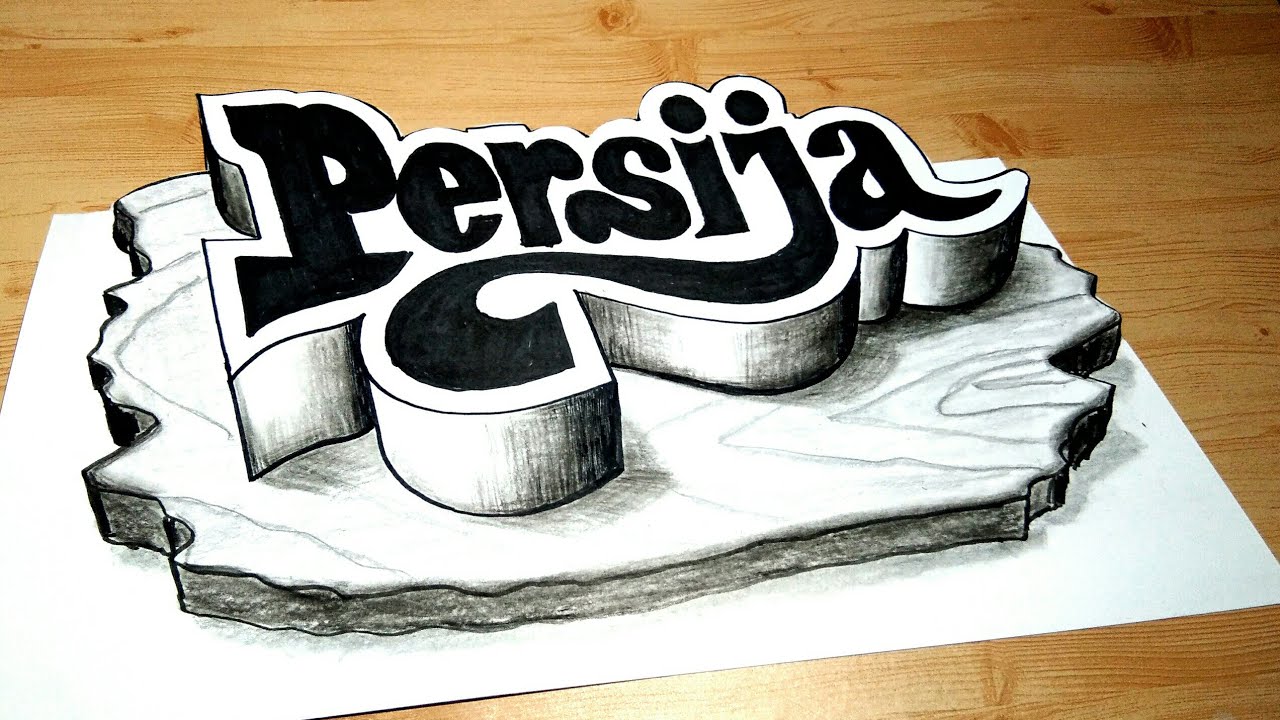 Detail Gambar Grafiti Persija 3d Nomer 14