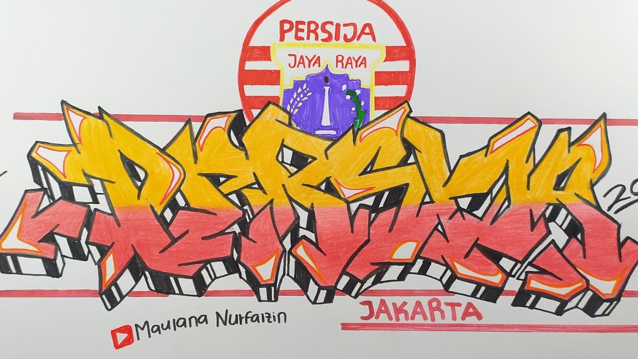 Detail Gambar Grafiti Persija Jakarta Nomer 2