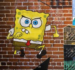 Gambar Grafiti Spongebob - KibrisPDR