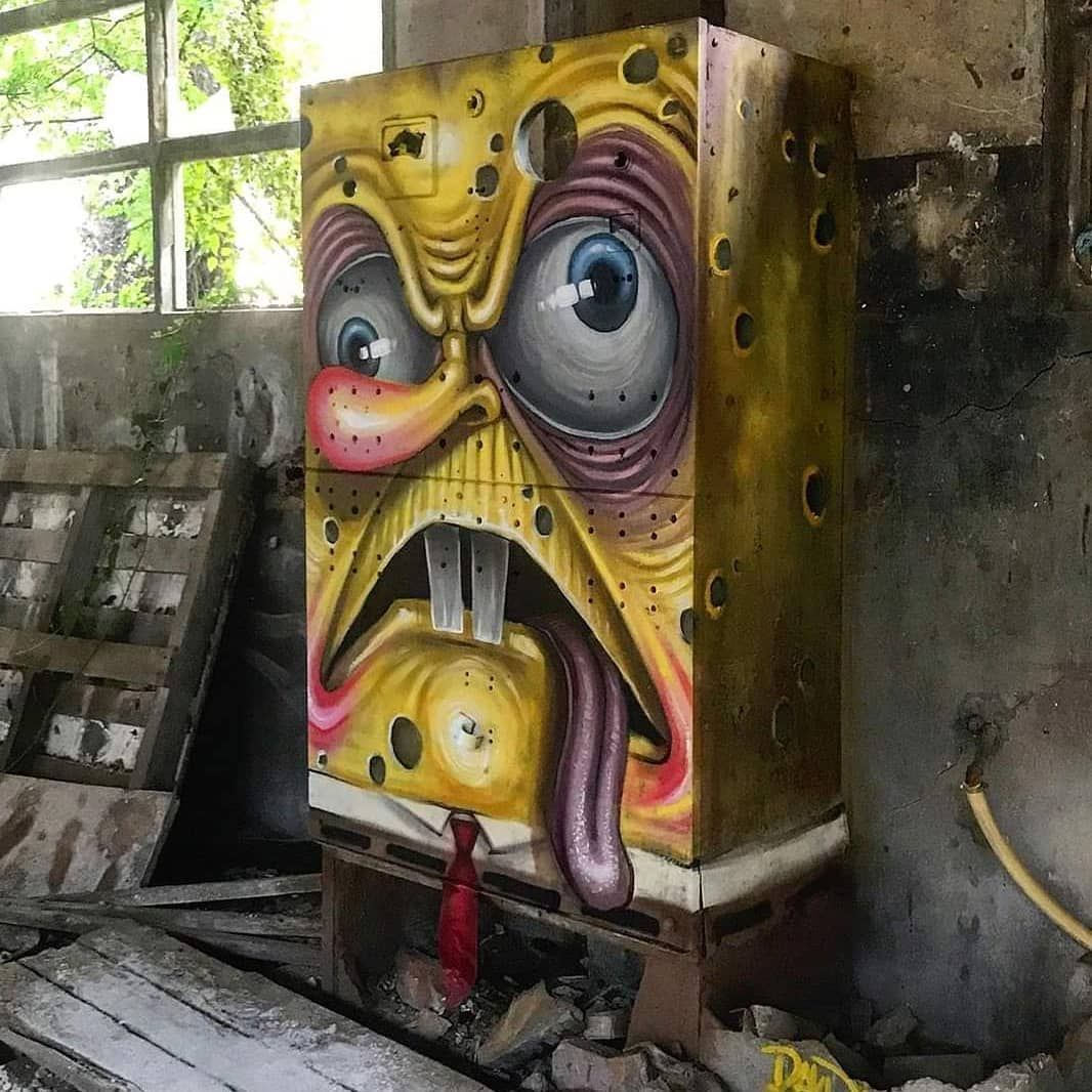 Detail Gambar Grafiti Spongebob Nomer 19