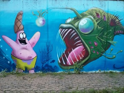 Detail Gambar Grafiti Spongebob Nomer 30