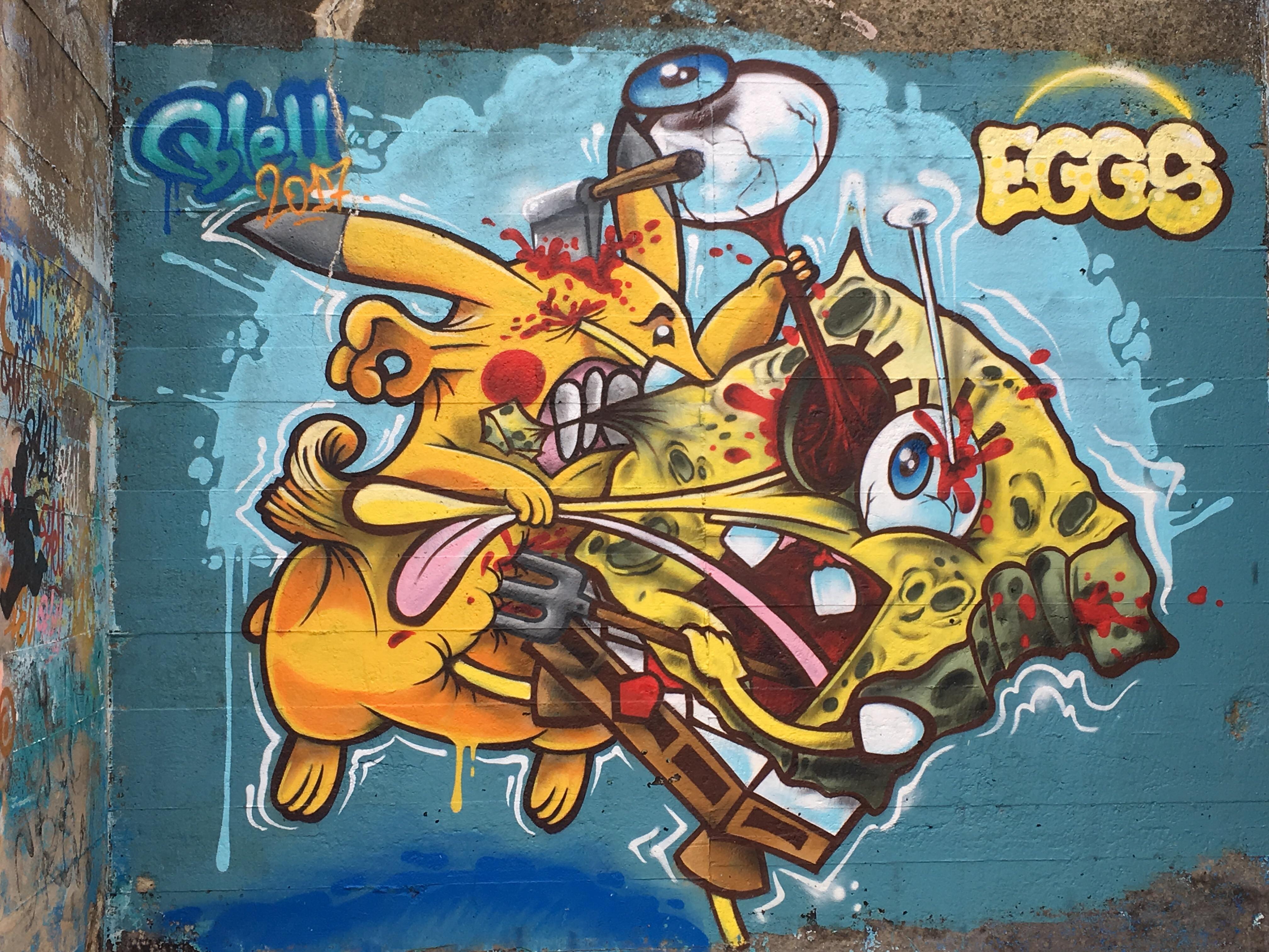 Detail Gambar Grafiti Spongebob Nomer 37