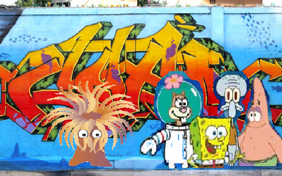 Detail Gambar Grafiti Spongebob Nomer 40