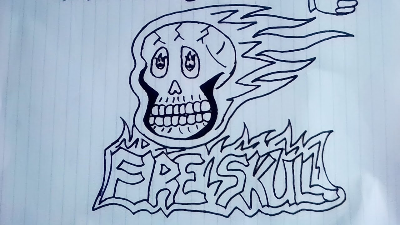 Detail Gambar Grafiti Tengkorak Api Nomer 21