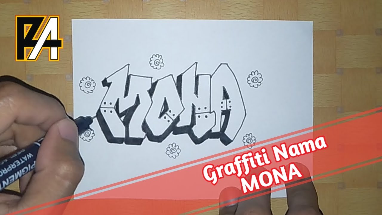 Detail Gambar Grafiti Tulisan Nama Nomer 33