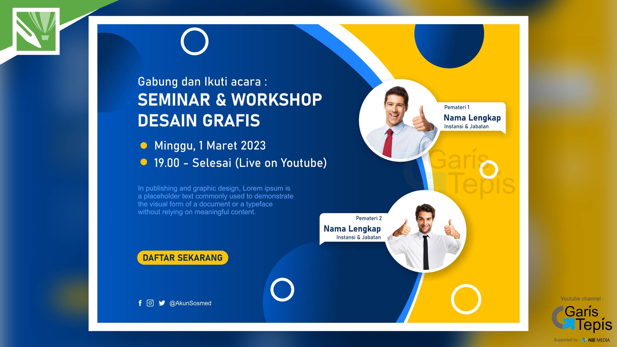 Detail Gambar Grafity Corel Uliran Background Birucorel Nomer 43