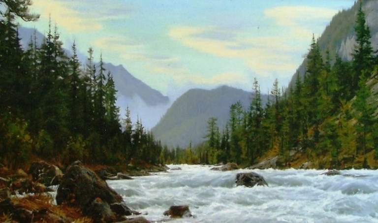 Detail Gambar Gunung Dan Sungai Nomer 37