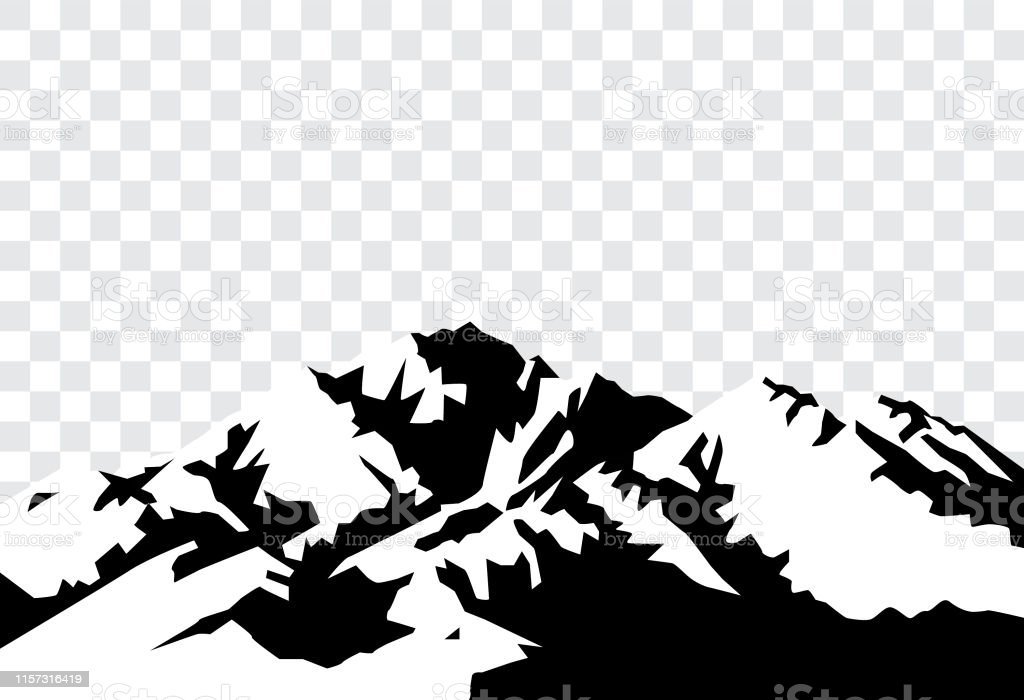 Detail Gambar Gunung Kartun Hitam Putih Nomer 35