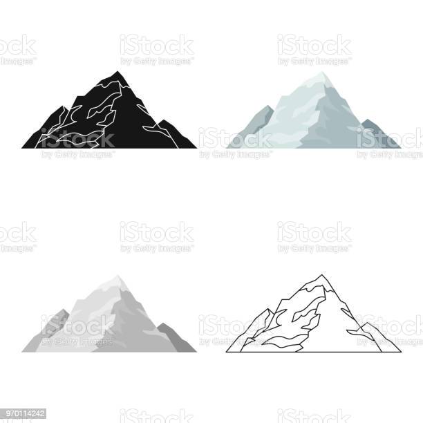 Detail Gambar Gunung Kartun Hitam Putih Nomer 54