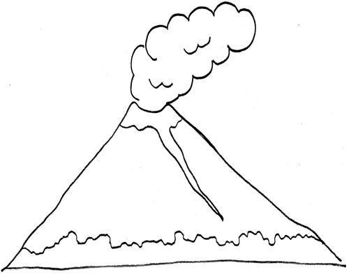 Detail Gambar Gunung Meletus Untuk Anak Tk Nomer 36
